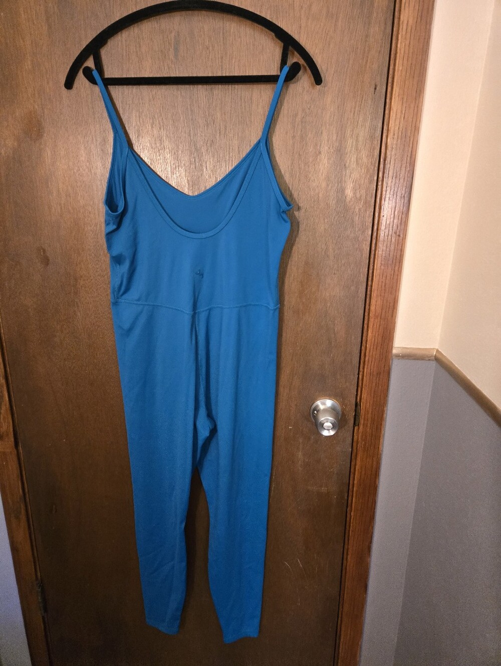 JoyLab Royal Blue Spaghetti Strap Jumpsuit Size Large - Picture 4 of 5
